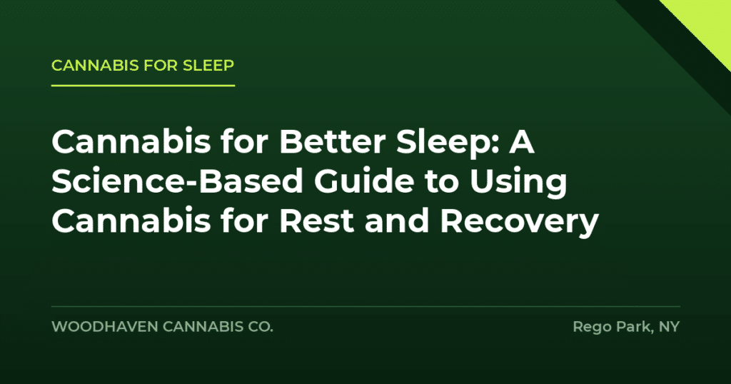 cannabis for sleep - Cannabis for Better Sleep: A Science-Based Guide to Using Cannabis for Rest and Recovery