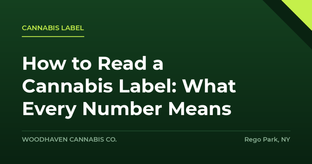 cannabis label - How to Read a Cannabis Label: What Every Number Means
